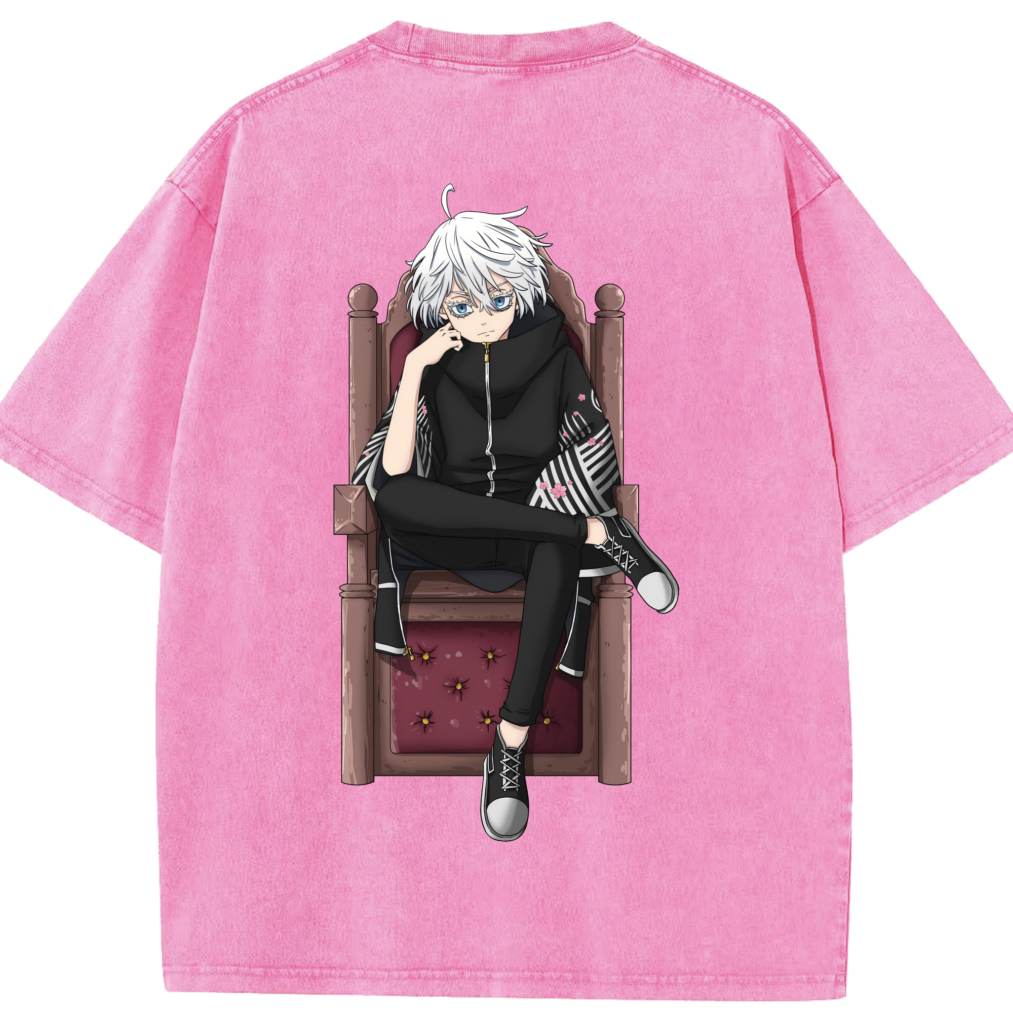 （画像用） 東京リベンジャーズ Tokyo Revengers 綿100% ヴィンテージ風 半袖Tシャツ（背面プリント）
